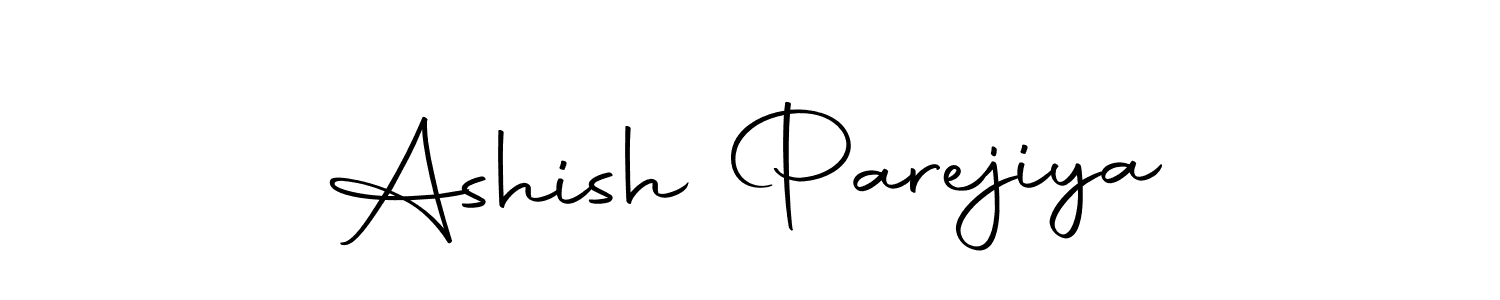 Create a beautiful signature design for name Ashish Parejiya. With this signature (Autography-DOLnW) fonts, you can make a handwritten signature for free. Ashish Parejiya signature style 10 images and pictures png