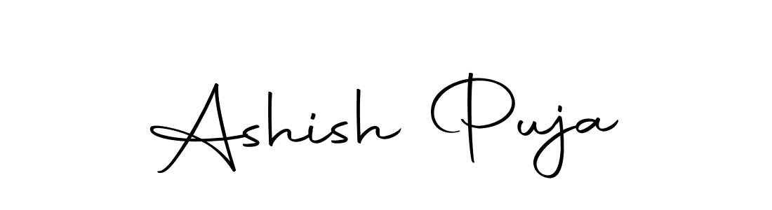 Use a signature maker to create a handwritten signature online. With this signature software, you can design (Autography-DOLnW) your own signature for name Ashish Puja. Ashish Puja signature style 10 images and pictures png