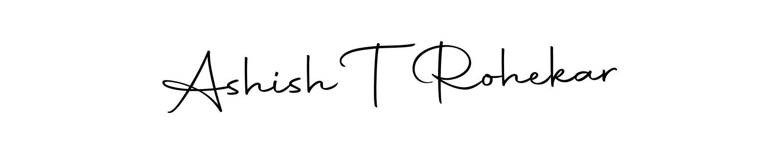 Here are the top 10 professional signature styles for the name Ashish T Rohekar. These are the best autograph styles you can use for your name. Ashish T Rohekar signature style 10 images and pictures png