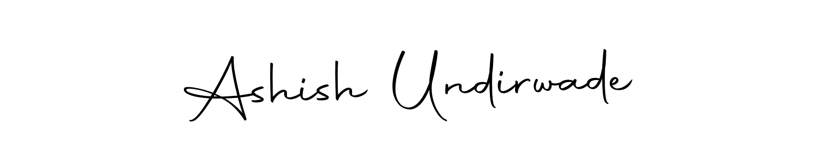 if you are searching for the best signature style for your name Ashish Undirwade. so please give up your signature search. here we have designed multiple signature styles  using Autography-DOLnW. Ashish Undirwade signature style 10 images and pictures png