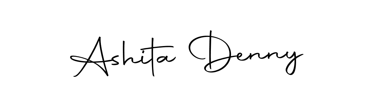 You should practise on your own different ways (Autography-DOLnW) to write your name (Ashita Denny) in signature. don't let someone else do it for you. Ashita Denny signature style 10 images and pictures png