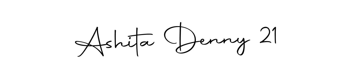 Ashita Denny 21 stylish signature style. Best Handwritten Sign (Autography-DOLnW) for my name. Handwritten Signature Collection Ideas for my name Ashita Denny 21. Ashita Denny 21 signature style 10 images and pictures png