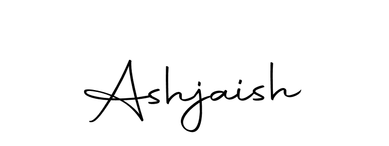 You should practise on your own different ways (Autography-DOLnW) to write your name (Ashjaish) in signature. don't let someone else do it for you. Ashjaish signature style 10 images and pictures png