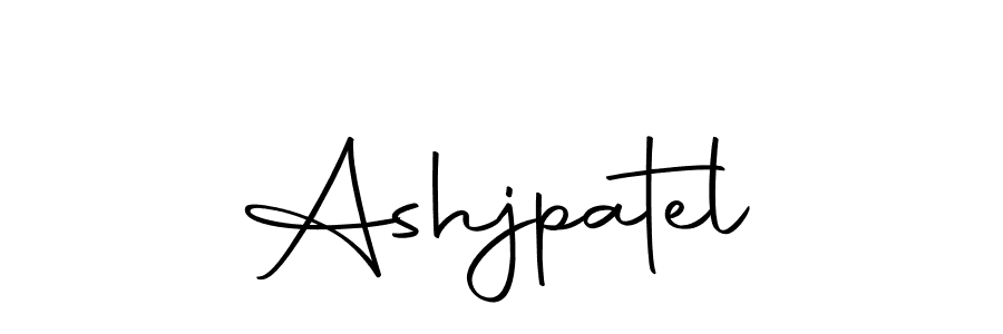 How to make Ashjpatel name signature. Use Autography-DOLnW style for creating short signs online. This is the latest handwritten sign. Ashjpatel signature style 10 images and pictures png