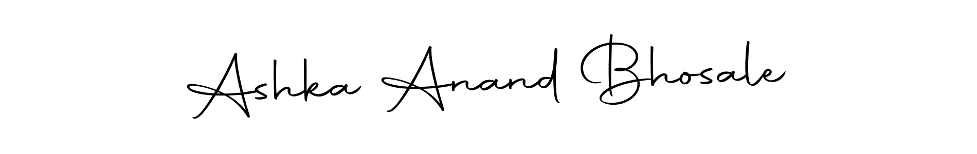 Use a signature maker to create a handwritten signature online. With this signature software, you can design (Autography-DOLnW) your own signature for name Ashka Anand Bhosale. Ashka Anand Bhosale signature style 10 images and pictures png