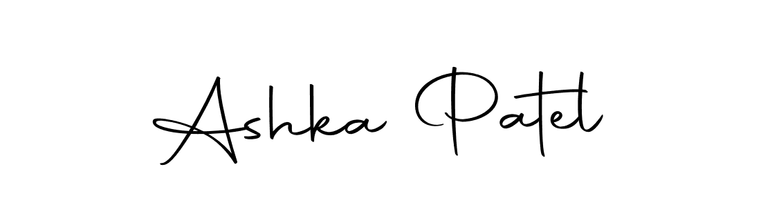 How to make Ashka Patel signature? Autography-DOLnW is a professional autograph style. Create handwritten signature for Ashka Patel name. Ashka Patel signature style 10 images and pictures png