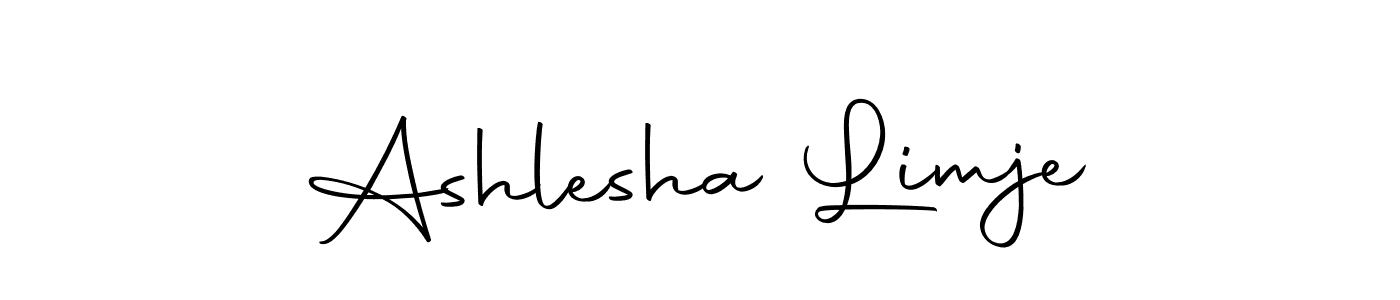 Design your own signature with our free online signature maker. With this signature software, you can create a handwritten (Autography-DOLnW) signature for name Ashlesha Limje. Ashlesha Limje signature style 10 images and pictures png