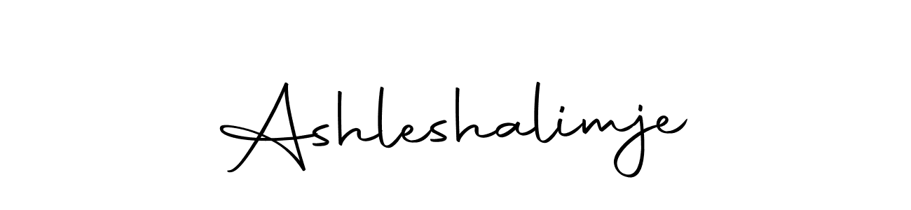 Use a signature maker to create a handwritten signature online. With this signature software, you can design (Autography-DOLnW) your own signature for name Ashleshalimje. Ashleshalimje signature style 10 images and pictures png