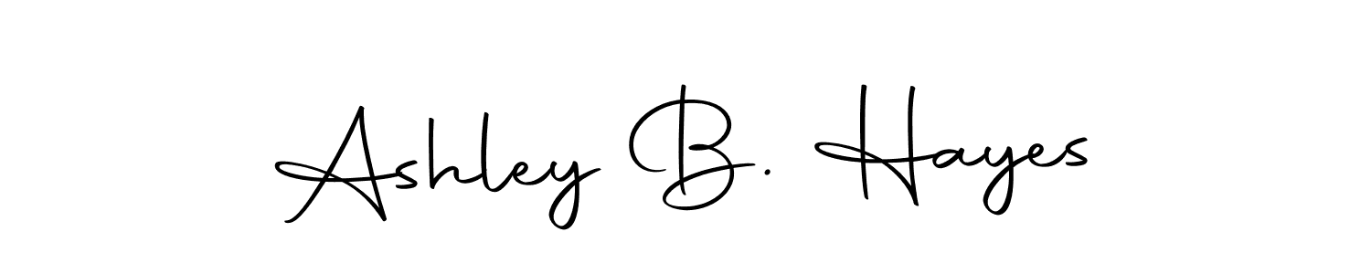 Use a signature maker to create a handwritten signature online. With this signature software, you can design (Autography-DOLnW) your own signature for name Ashley B. Hayes. Ashley B. Hayes signature style 10 images and pictures png