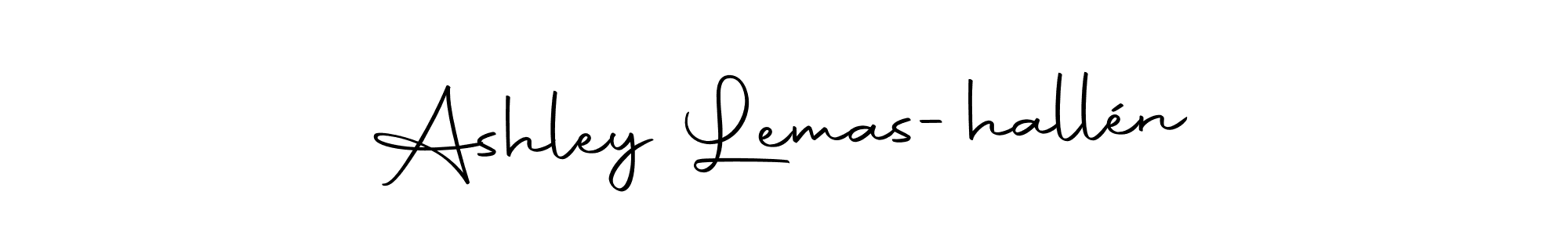 It looks lik you need a new signature style for name Ashley Lemas-hallén. Design unique handwritten (Autography-DOLnW) signature with our free signature maker in just a few clicks. Ashley Lemas-hallén signature style 10 images and pictures png