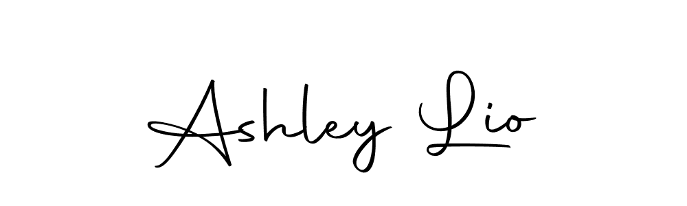 Make a short Ashley Lio signature style. Manage your documents anywhere anytime using Autography-DOLnW. Create and add eSignatures, submit forms, share and send files easily. Ashley Lio signature style 10 images and pictures png