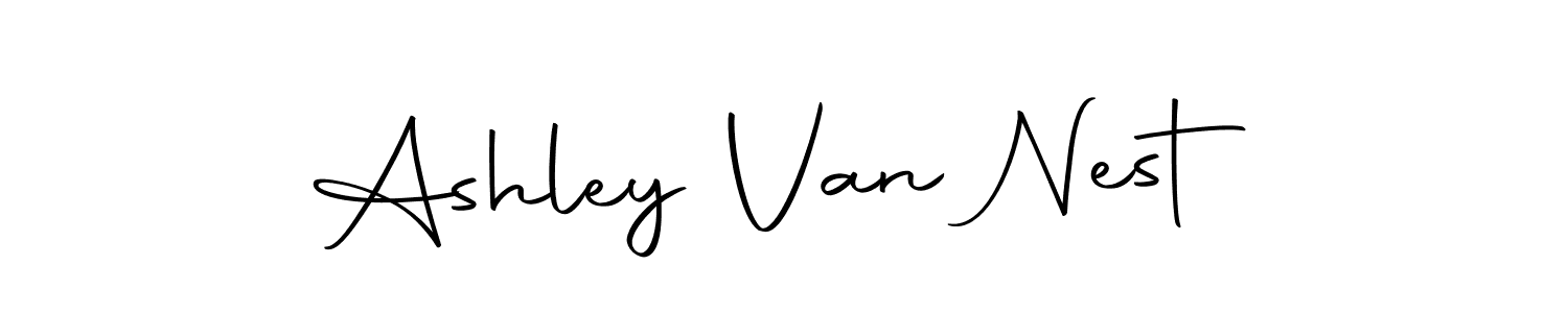 Ashley Van Nest stylish signature style. Best Handwritten Sign (Autography-DOLnW) for my name. Handwritten Signature Collection Ideas for my name Ashley Van Nest. Ashley Van Nest signature style 10 images and pictures png