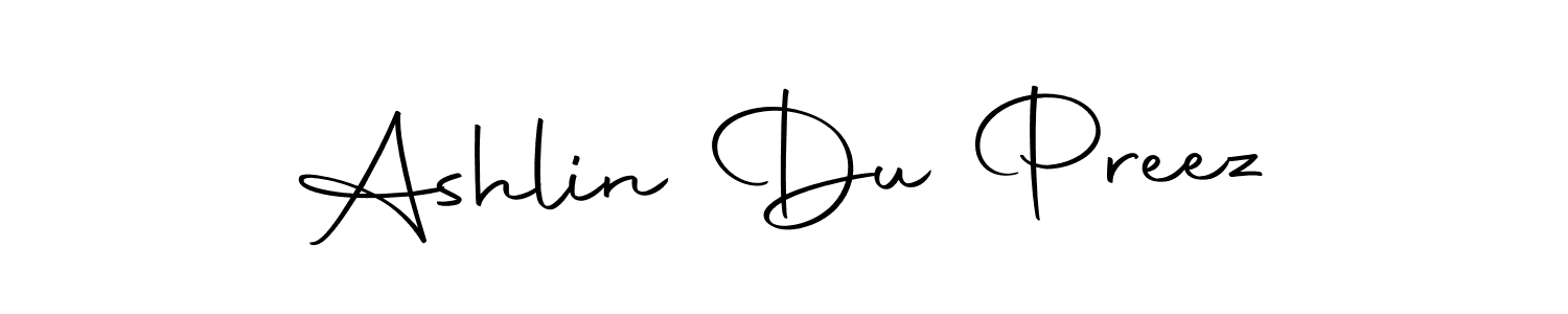 Make a short Ashlin Du Preez signature style. Manage your documents anywhere anytime using Autography-DOLnW. Create and add eSignatures, submit forms, share and send files easily. Ashlin Du Preez signature style 10 images and pictures png