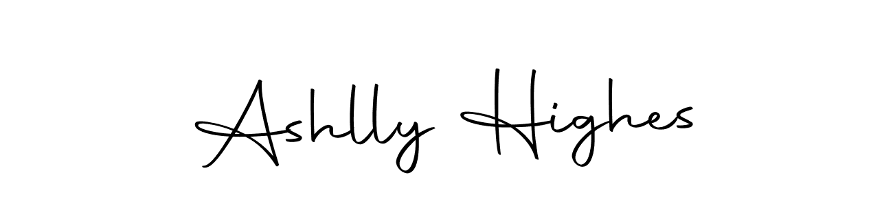 You should practise on your own different ways (Autography-DOLnW) to write your name (Ashlly Highes) in signature. don't let someone else do it for you. Ashlly Highes signature style 10 images and pictures png