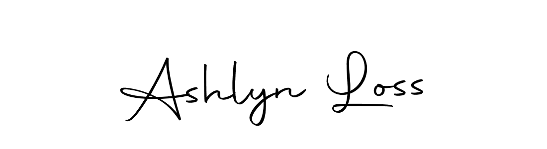 Here are the top 10 professional signature styles for the name Ashlyn Loss. These are the best autograph styles you can use for your name. Ashlyn Loss signature style 10 images and pictures png