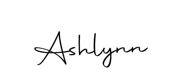 Make a beautiful signature design for name Ashlynn. With this signature (Autography-DOLnW) style, you can create a handwritten signature for free. Ashlynn signature style 10 images and pictures png