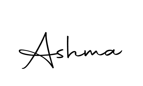 Use a signature maker to create a handwritten signature online. With this signature software, you can design (Autography-DOLnW) your own signature for name Ashma. Ashma signature style 10 images and pictures png