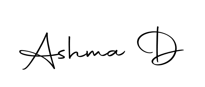 Make a beautiful signature design for name Ashma D. Use this online signature maker to create a handwritten signature for free. Ashma D signature style 10 images and pictures png