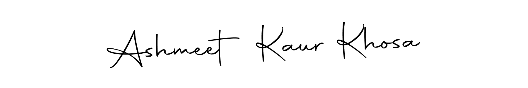 Design your own signature with our free online signature maker. With this signature software, you can create a handwritten (Autography-DOLnW) signature for name Ashmeet Kaur Khosa. Ashmeet Kaur Khosa signature style 10 images and pictures png