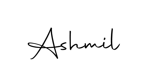 How to make Ashmil name signature. Use Autography-DOLnW style for creating short signs online. This is the latest handwritten sign. Ashmil signature style 10 images and pictures png