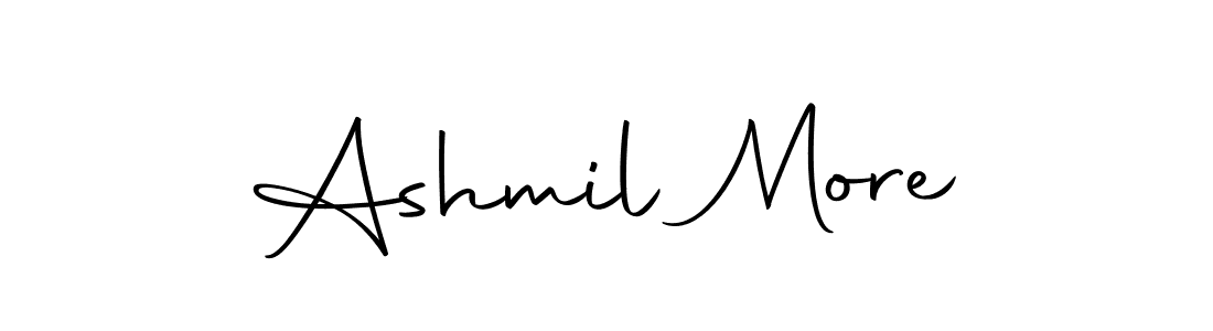 Ashmil More stylish signature style. Best Handwritten Sign (Autography-DOLnW) for my name. Handwritten Signature Collection Ideas for my name Ashmil More. Ashmil More signature style 10 images and pictures png