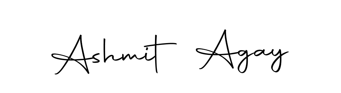 How to make Ashmit Agay signature? Autography-DOLnW is a professional autograph style. Create handwritten signature for Ashmit Agay name. Ashmit Agay signature style 10 images and pictures png