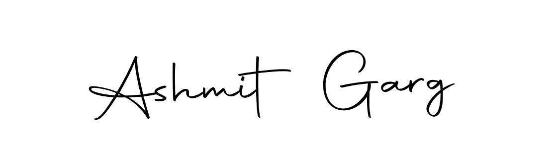 The best way (Autography-DOLnW) to make a short signature is to pick only two or three words in your name. The name Ashmit Garg include a total of six letters. For converting this name. Ashmit Garg signature style 10 images and pictures png