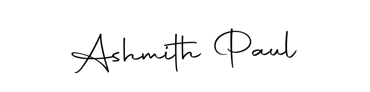 Also we have Ashmith Paul name is the best signature style. Create professional handwritten signature collection using Autography-DOLnW autograph style. Ashmith Paul signature style 10 images and pictures png