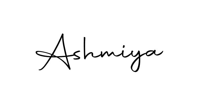 Create a beautiful signature design for name Ashmiya. With this signature (Autography-DOLnW) fonts, you can make a handwritten signature for free. Ashmiya signature style 10 images and pictures png