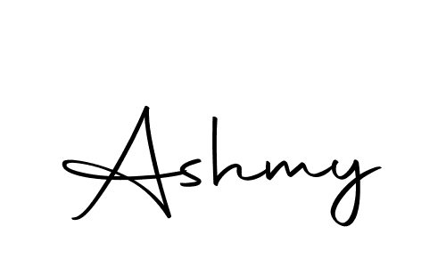 Design your own signature with our free online signature maker. With this signature software, you can create a handwritten (Autography-DOLnW) signature for name Ashmy. Ashmy signature style 10 images and pictures png
