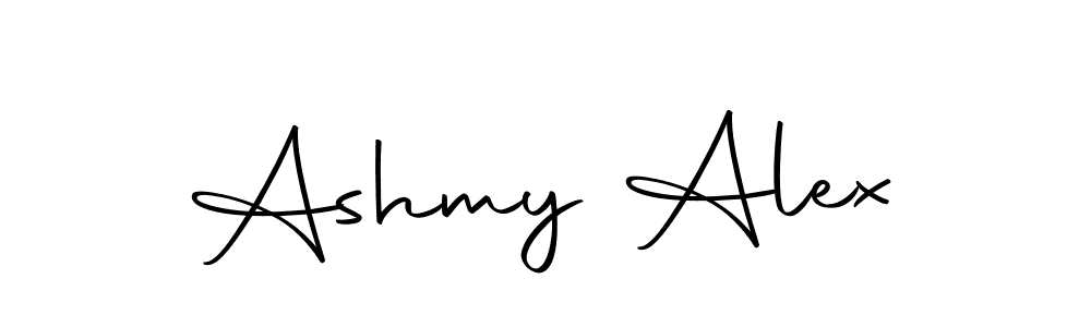 Also we have Ashmy Alex name is the best signature style. Create professional handwritten signature collection using Autography-DOLnW autograph style. Ashmy Alex signature style 10 images and pictures png