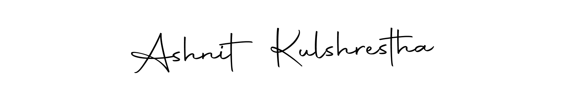 Create a beautiful signature design for name Ashnit Kulshrestha. With this signature (Autography-DOLnW) fonts, you can make a handwritten signature for free. Ashnit Kulshrestha signature style 10 images and pictures png
