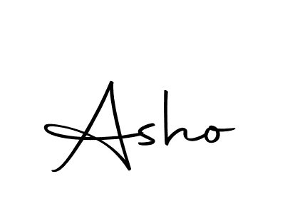 Design your own signature with our free online signature maker. With this signature software, you can create a handwritten (Autography-DOLnW) signature for name Asho. Asho signature style 10 images and pictures png