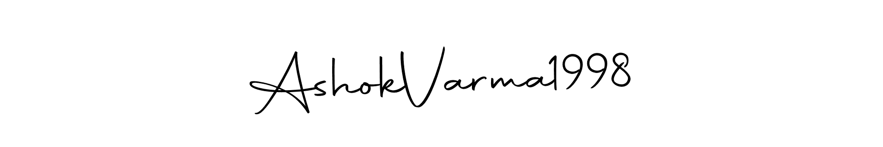 Design your own signature with our free online signature maker. With this signature software, you can create a handwritten (Autography-DOLnW) signature for name Ashok  Varma  1998. Ashok  Varma  1998 signature style 10 images and pictures png