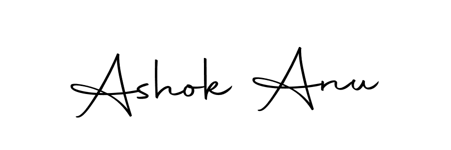 Use a signature maker to create a handwritten signature online. With this signature software, you can design (Autography-DOLnW) your own signature for name Ashok Anu. Ashok Anu signature style 10 images and pictures png