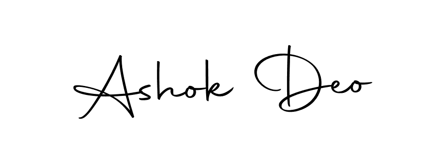 Use a signature maker to create a handwritten signature online. With this signature software, you can design (Autography-DOLnW) your own signature for name Ashok Deo. Ashok Deo signature style 10 images and pictures png