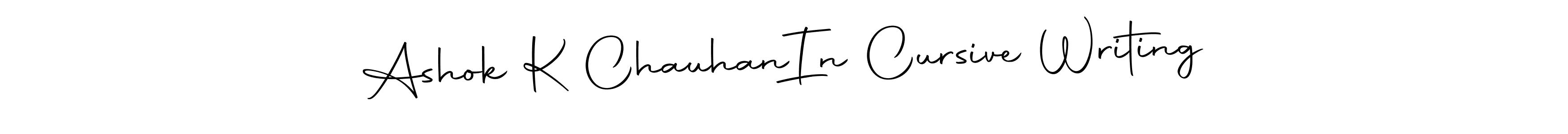 This is the best signature style for the Ashok K Chauhan  In Cursive Writing name. Also you like these signature font (Autography-DOLnW). Mix name signature. Ashok K Chauhan  In Cursive Writing signature style 10 images and pictures png