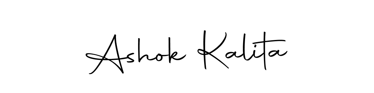 Design your own signature with our free online signature maker. With this signature software, you can create a handwritten (Autography-DOLnW) signature for name Ashok Kalita. Ashok Kalita signature style 10 images and pictures png