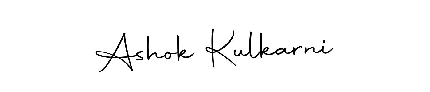 You should practise on your own different ways (Autography-DOLnW) to write your name (Ashok Kulkarni) in signature. don't let someone else do it for you. Ashok Kulkarni signature style 10 images and pictures png