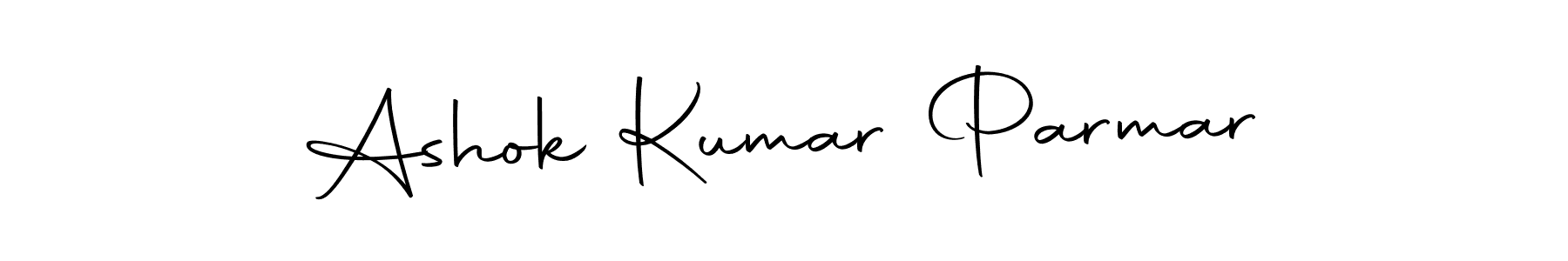 Make a short Ashok Kumar Parmar signature style. Manage your documents anywhere anytime using Autography-DOLnW. Create and add eSignatures, submit forms, share and send files easily. Ashok Kumar Parmar signature style 10 images and pictures png