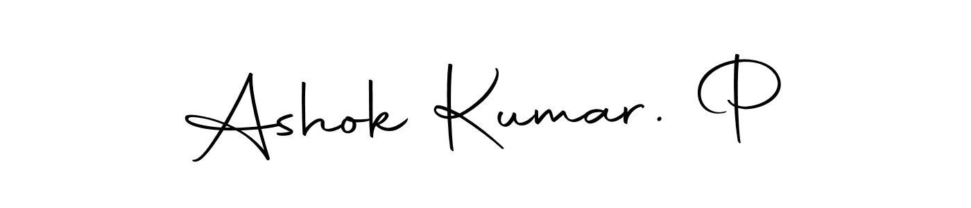 Design your own signature with our free online signature maker. With this signature software, you can create a handwritten (Autography-DOLnW) signature for name Ashok Kumar. P. Ashok Kumar. P signature style 10 images and pictures png