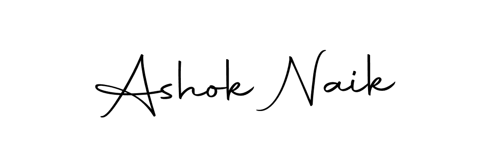 How to make Ashok Naik name signature. Use Autography-DOLnW style for creating short signs online. This is the latest handwritten sign. Ashok Naik signature style 10 images and pictures png