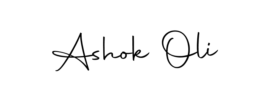 Also we have Ashok Oli name is the best signature style. Create professional handwritten signature collection using Autography-DOLnW autograph style. Ashok Oli signature style 10 images and pictures png