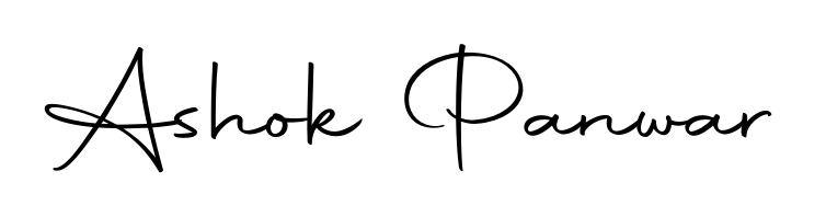 Make a beautiful signature design for name Ashok Panwar. With this signature (Autography-DOLnW) style, you can create a handwritten signature for free. Ashok Panwar signature style 10 images and pictures png