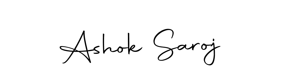 Use a signature maker to create a handwritten signature online. With this signature software, you can design (Autography-DOLnW) your own signature for name Ashok Saroj. Ashok Saroj signature style 10 images and pictures png