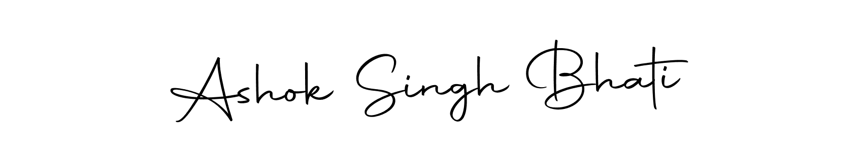 Create a beautiful signature design for name Ashok Singh Bhati. With this signature (Autography-DOLnW) fonts, you can make a handwritten signature for free. Ashok Singh Bhati signature style 10 images and pictures png