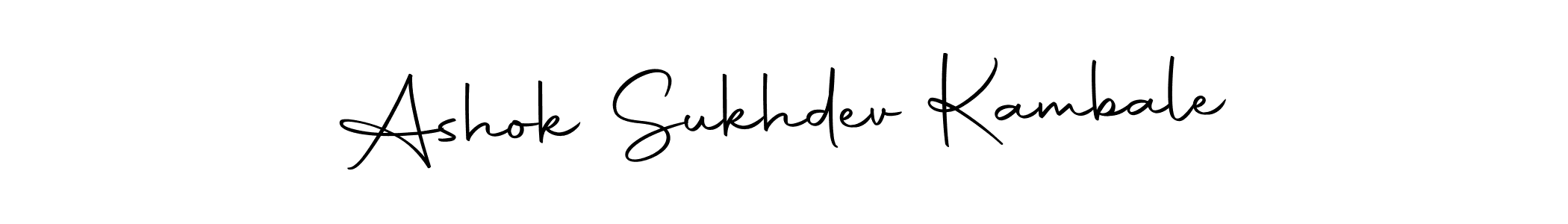 Use a signature maker to create a handwritten signature online. With this signature software, you can design (Autography-DOLnW) your own signature for name Ashok Sukhdev Kambale. Ashok Sukhdev Kambale signature style 10 images and pictures png