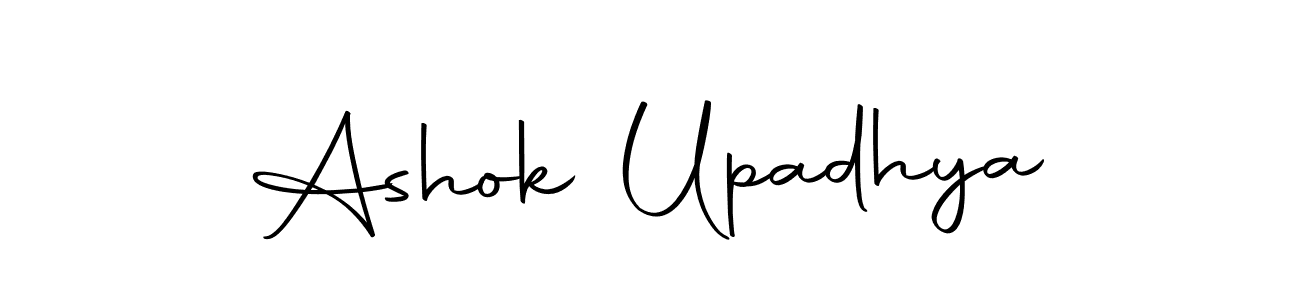 Make a beautiful signature design for name Ashok Upadhya. With this signature (Autography-DOLnW) style, you can create a handwritten signature for free. Ashok Upadhya signature style 10 images and pictures png