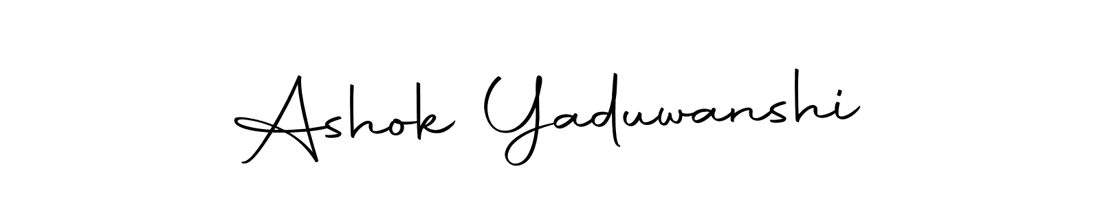 Use a signature maker to create a handwritten signature online. With this signature software, you can design (Autography-DOLnW) your own signature for name Ashok Yaduwanshi. Ashok Yaduwanshi signature style 10 images and pictures png