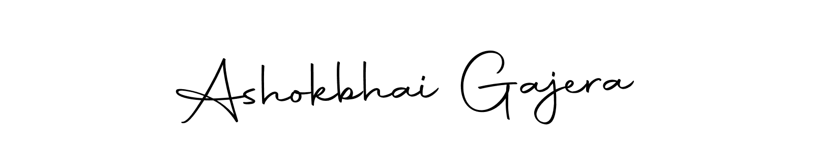 Make a beautiful signature design for name Ashokbhai Gajera. With this signature (Autography-DOLnW) style, you can create a handwritten signature for free. Ashokbhai Gajera signature style 10 images and pictures png
